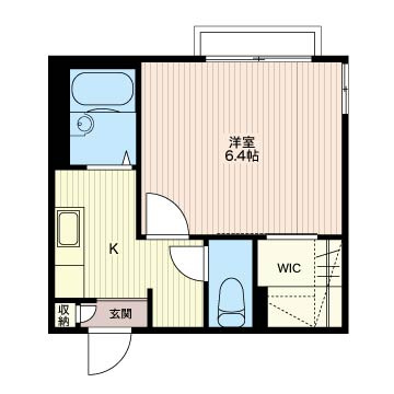 Cube　Ａの間取り|角住戸で通風良好