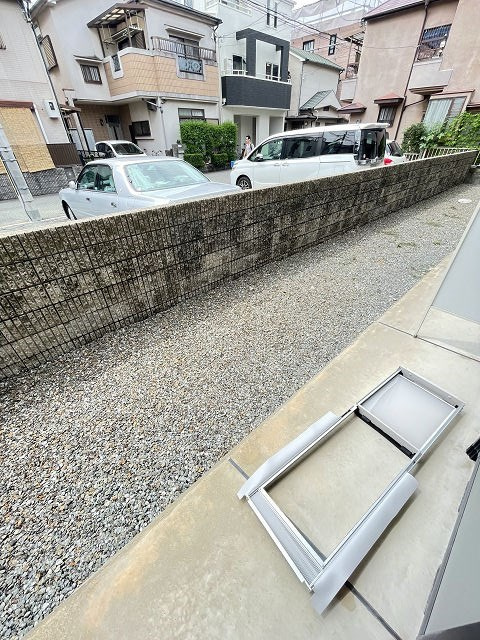 レオパレスツツミ28のバルコニー