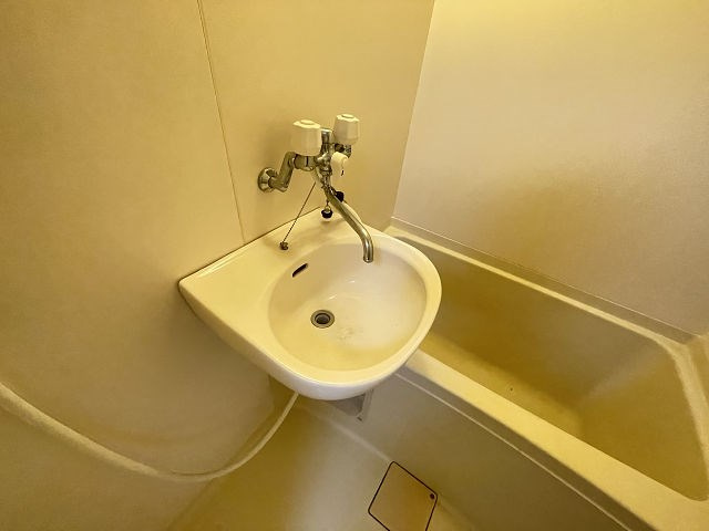 レオパレスツツミ28の洗面所