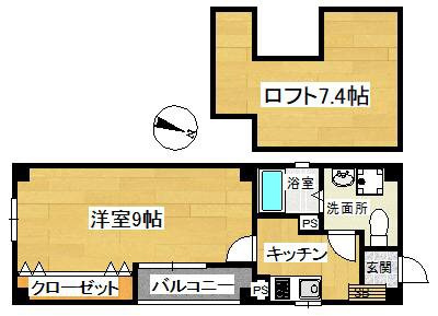 アネシス今川の間取り