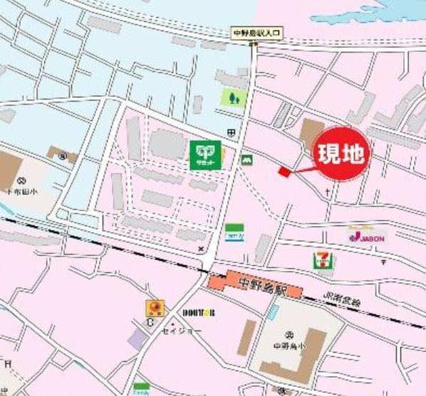 川崎市多摩区中野島６丁目のアパートの外観パース|※建設地