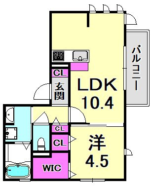 SOLEADO鳴尾の間取り