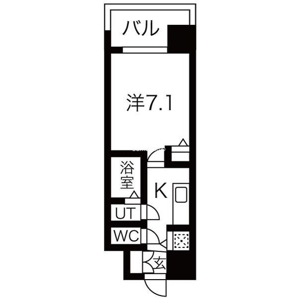 レオンコンフォート難波サウスゲートの間取り