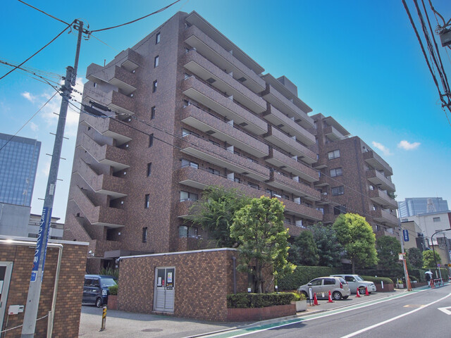 新神楽坂ハウスの外観|耐震基準適合大規模マンション、新神楽坂ハウスは即日現地案内可能となっておりますので、お気軽にお問い合わせください！