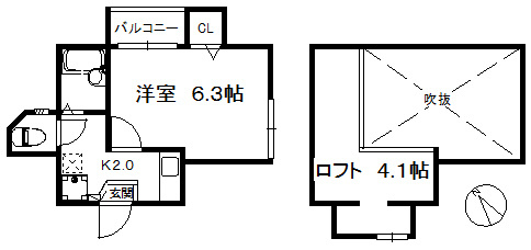 クリスタルハーモニー別府の間取り