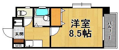 ラフィネ荒江の間取り
