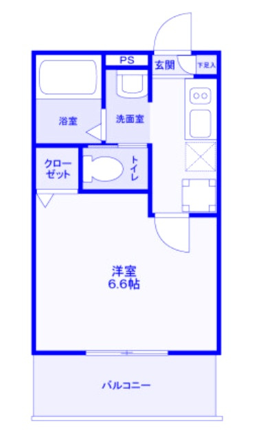 アファブル大宮の間取り