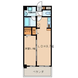 アジリア大濠ウェストの間取り