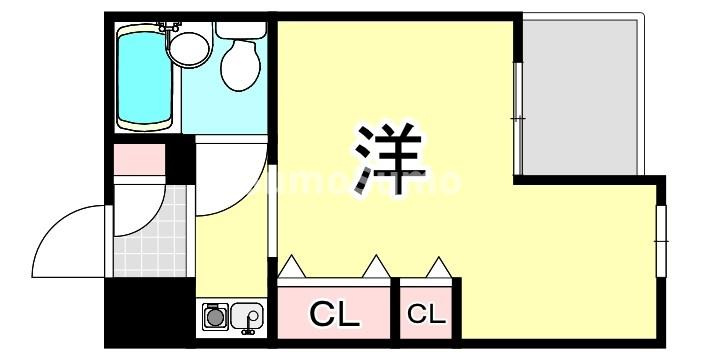 ラ・フェ・ブランシュ岡本の間取り