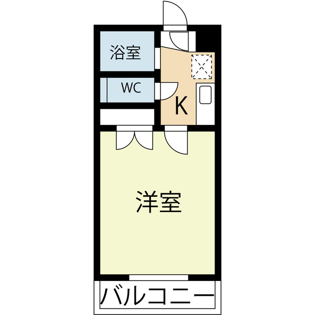 ベルトピア福岡Ⅰの間取り