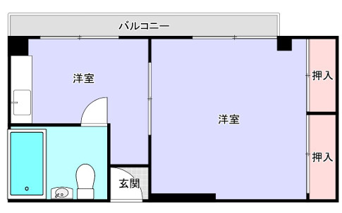 さくらマンションの間取り
