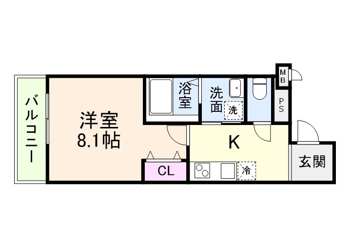 フジパレス阪急塚口ウエストⅠ番館の間取り