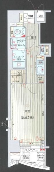 プレサンス本町プライムの間取り