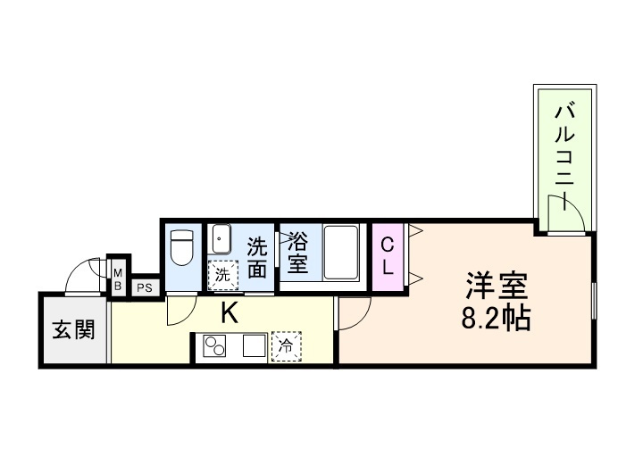 フジパレス阪急塚口ウエストⅠ番館の間取り