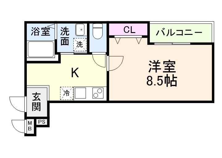 フジパレス阪急塚口ウエストⅠ番館の間取り