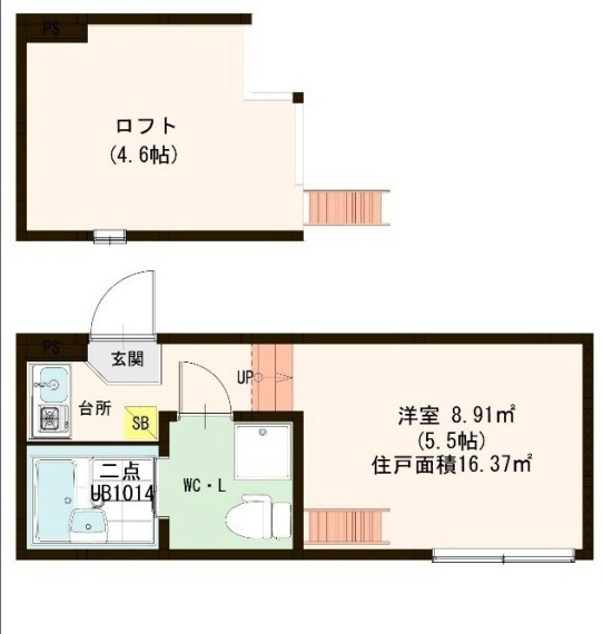 フォーシーズンズ町屋 の間取り