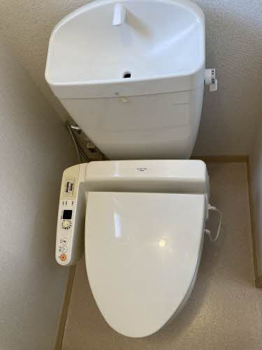 うきうきハイツ A棟のトイレ|※同タイプの部屋写真です