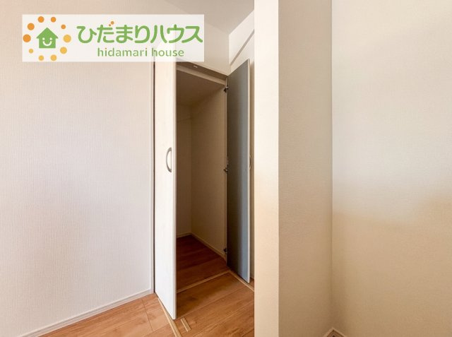 【収納】 | つくばみらい市富士見ヶ丘３丁目26番　新築戸建　B号棟 | 備え付け収納で、スッキリお片付け！