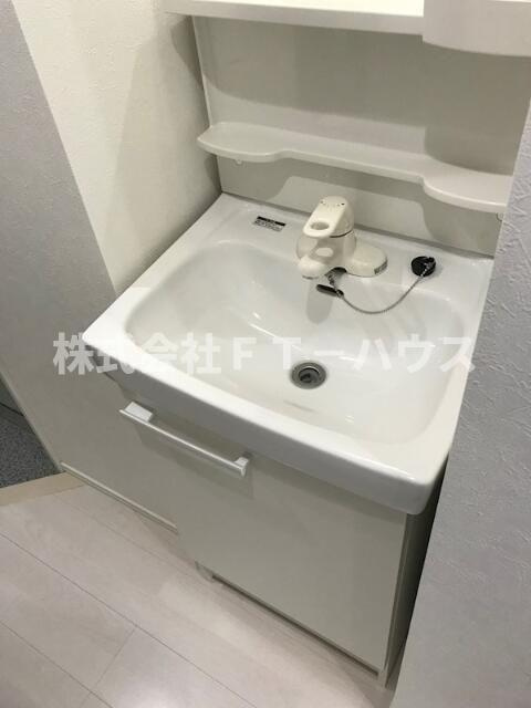 エクステージの洗面所
