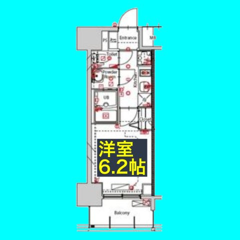 MAXIV東別院の間取り
