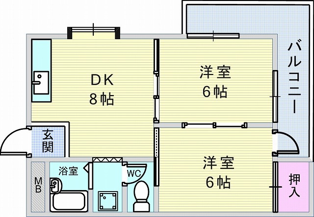 ルベールの間取り