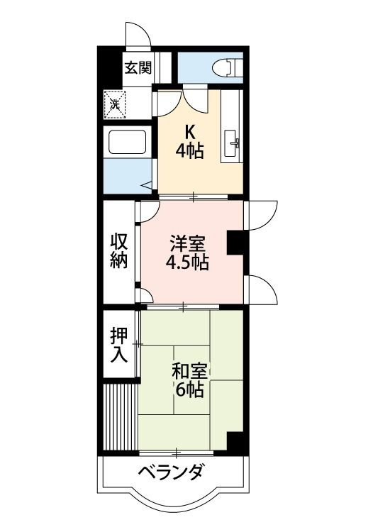 第2今井ビルの間取り
