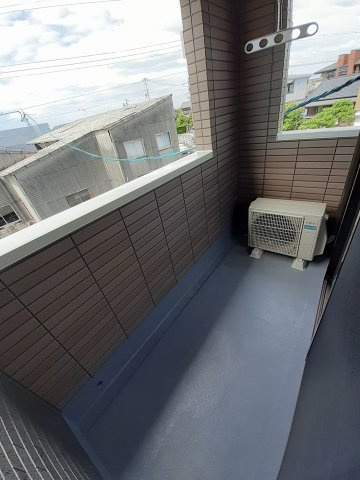 グランソレイユⅡのバルコニー|バルコニーからの眺めを楽しみながら食事をしませんか