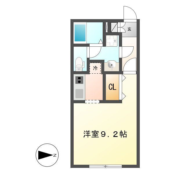 Branche金山の間取り