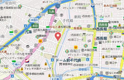 【地図】 | ワールドアイ大阪ドームシティⅡ