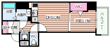 【間取り】 | ワールドアイ大阪ドームシティⅡ