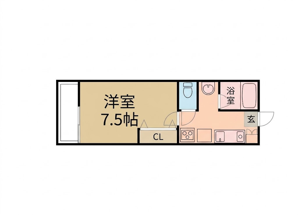 ファースト稲毛の間取り