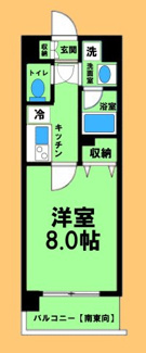 【間取り】 | アーバンフラッツ八王子みなみ野 | 間取り図：反転タイプ含