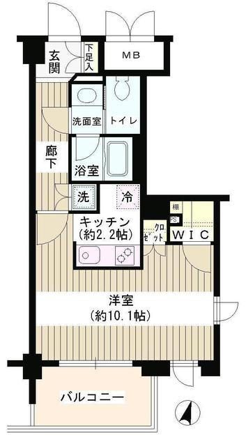 アゼリアテラス新宿の間取り