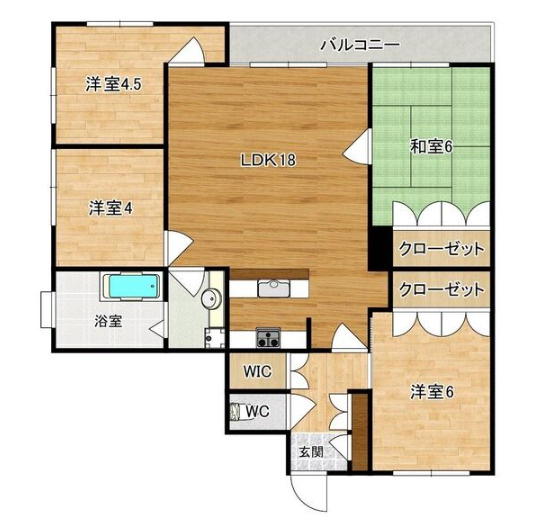 ルミエール市岡の間取り|ルミエール市岡　間取り