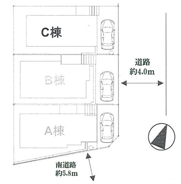 ■BESTie100■カップボード♪食洗機×対面式キッチン×2駅利用可の区画図