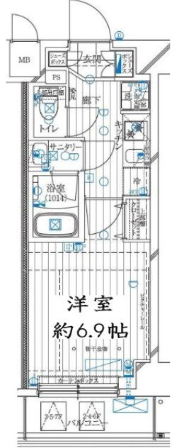 レガリス溝の口の間取り