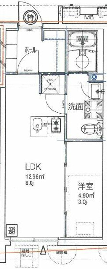 【間取り】 | ＧＥＮＯＶＩＡ大森町