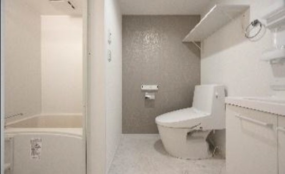 川崎市多摩区中野島６丁目のアパートの浴室|施工例