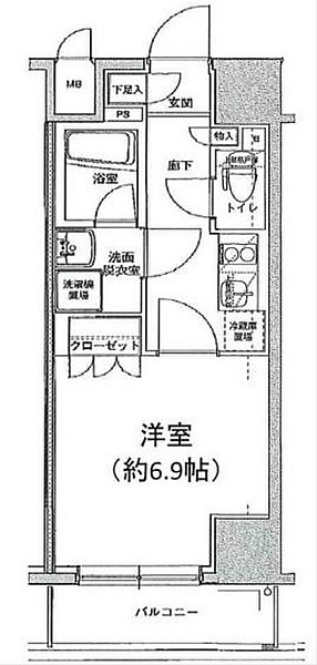 ミルーナヒルズアイル両国の間取り