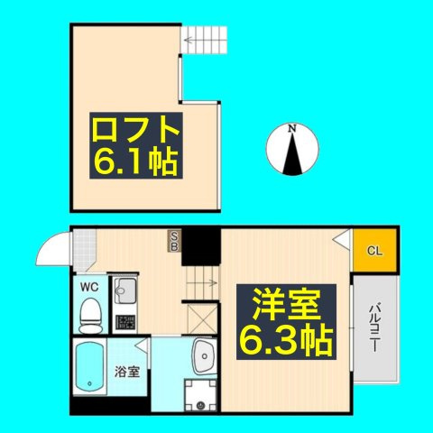 ディアコート青井の間取り