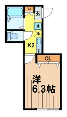 ラ・ベルテ高円寺の間取り|間取りです。