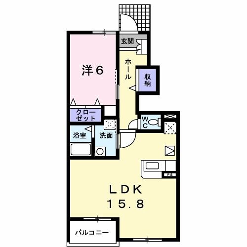 グラースAの間取り