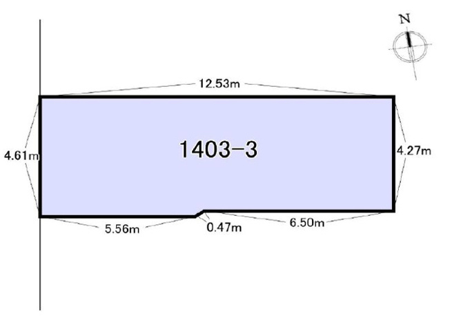 【土地図】 | 平野区喜連西3丁目 | 敷地面積：55.36平米（約16.74坪）建築条件無し、お好きな工務店・ハウスメーカーで建築して頂けます♪