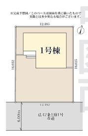 蓮田市椿山3丁目　新築一戸建て　リーブルガーデンの区画図|全1棟