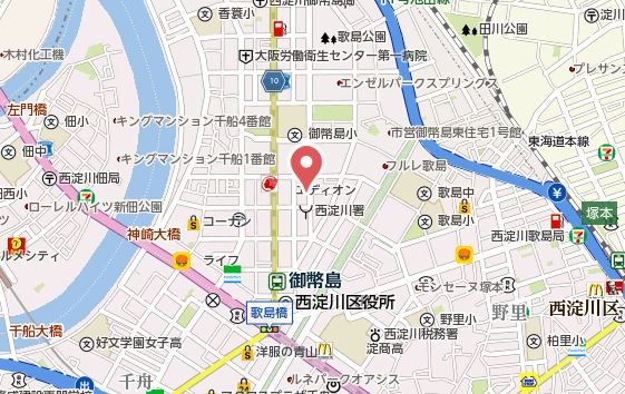 【地図】 | グランツコート御幣島