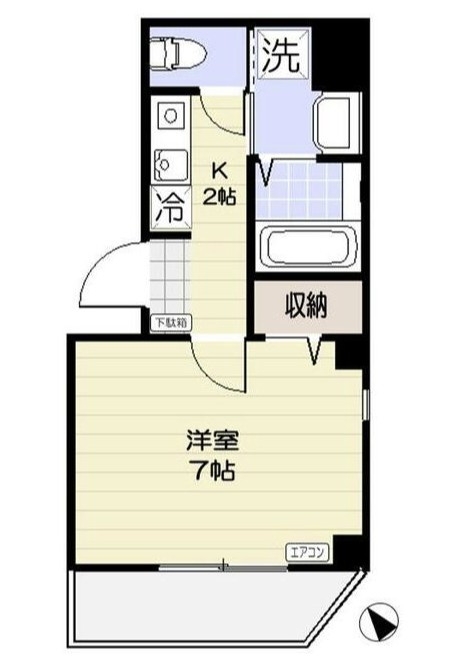 ソレイユ蔵前の間取り