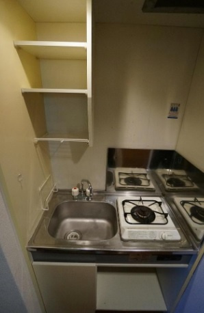 大阪市中央区上町１丁目の賃貸マンションのキッチン