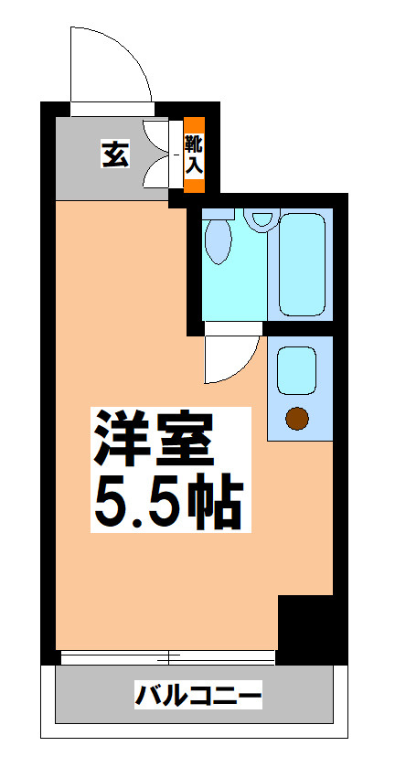 武蔵野市境南町２丁目の賃貸マンションの間取り