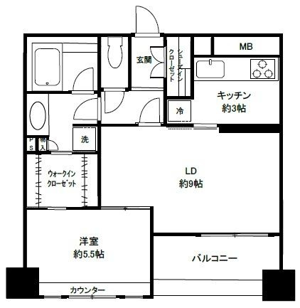 ファミールアクアージュの間取り