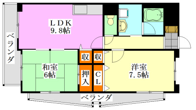 【間取り】 | メゾンⅢ